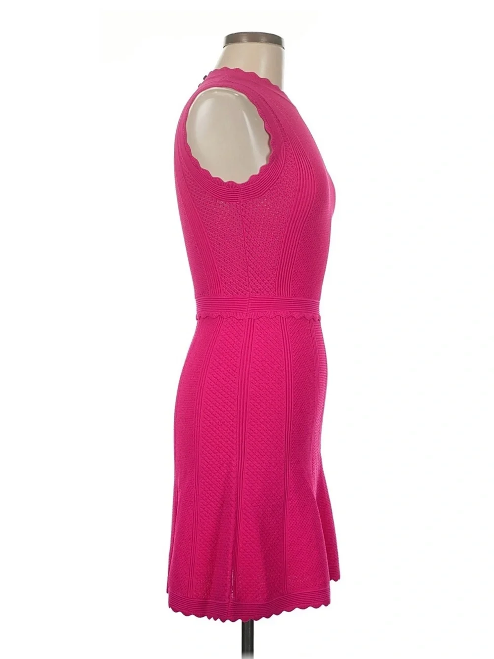 NWT! The Kooples Pink Mock Neck Knit Mini Dress. Size Medium.